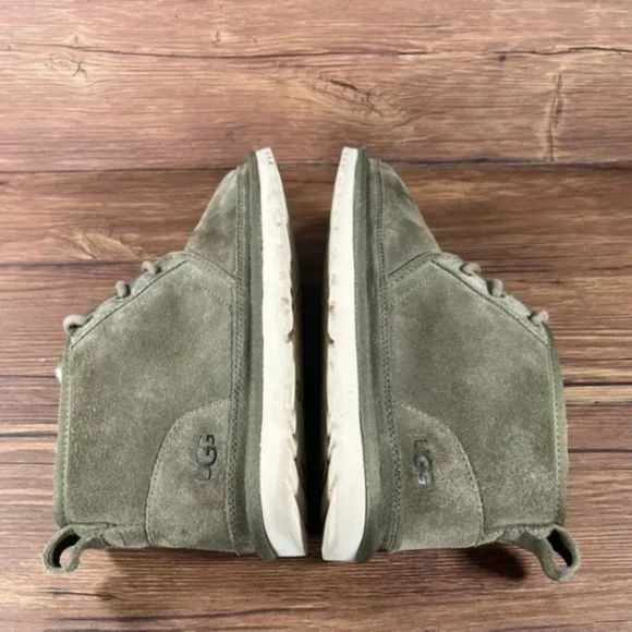 Green suede polo boots - Picture 5 of 7